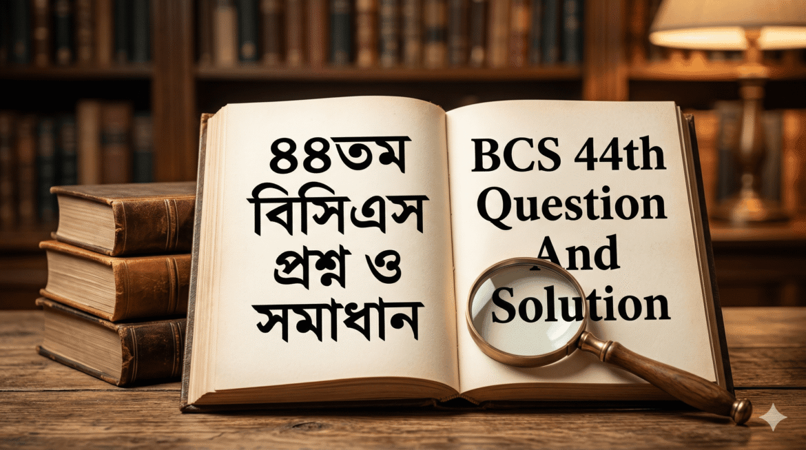 BCS 44th Question And Solution